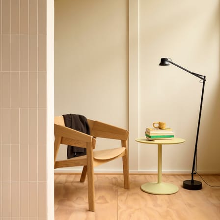 Dedicate LED Floor lamp metal black / Orientable - Muuto