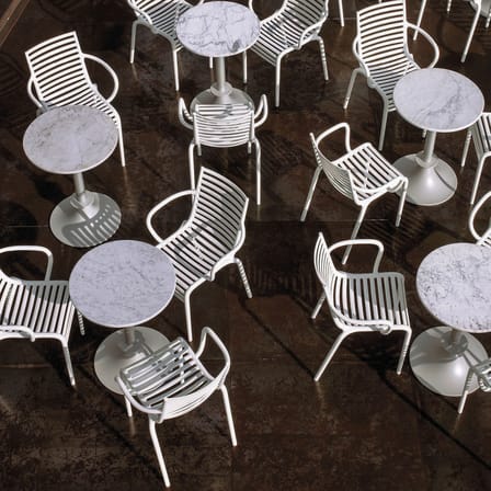 Fauteuil empilable PIP-e plastique gris / Philippe Starck, 2010 - Driade