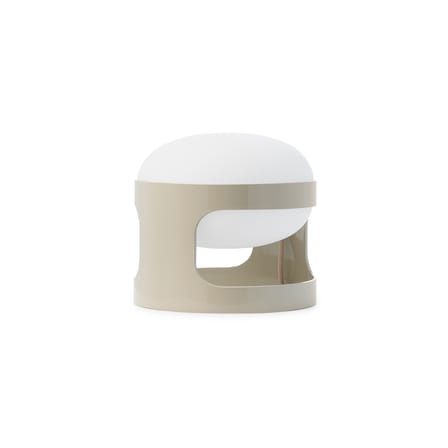 Lampe de table KD28 plastique gris / Joe Colombo, 1967 - Recyclé - Kartell