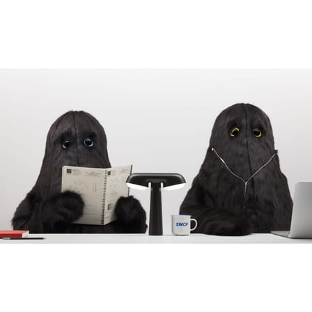 Lampe de table Lampe TGV métal gris / Coéditée Moustache & SNCF - Moustache
