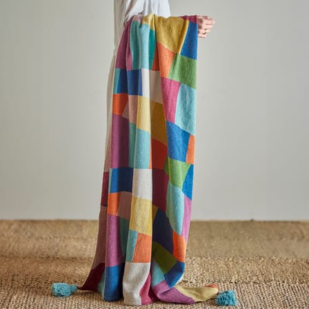 Plaid Colorine / 160 x 130 cm - Bloomingville