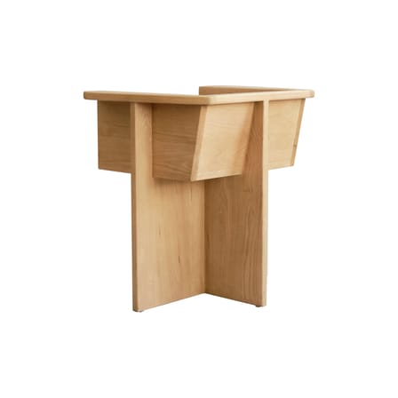 Poltroncina da pranzo Brutus legno naturale / Rovere - 101 COPENHAGEN