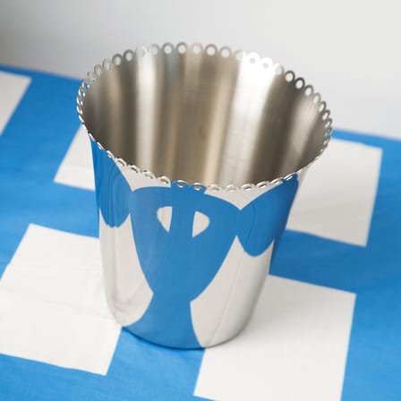 Seau à glace Edges métal / Ø 23 x H 23 cm - Alessi