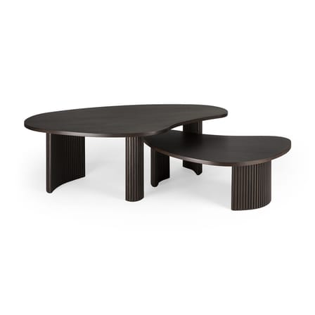 Table basse Boomerang bois naturel / 90 x 61 x H 29 cm - Acajou - Ethnicraft