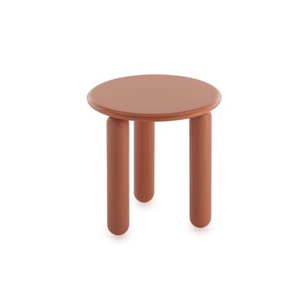 Table basse Undique Mas bois orange / Ø 48 x H 51 cm - Patricia Urquiola, 2023 - Kartell