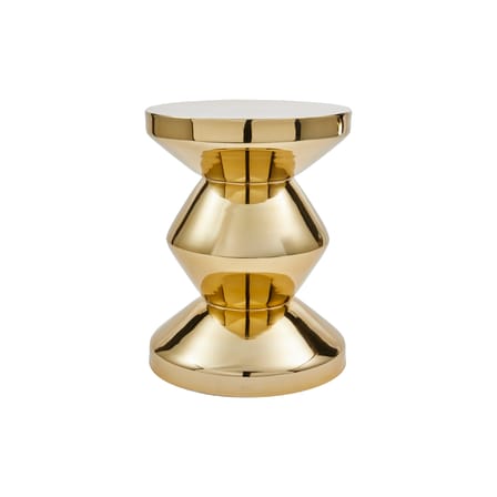 Tabouret Zig Zag Metal or - Pols Potten
