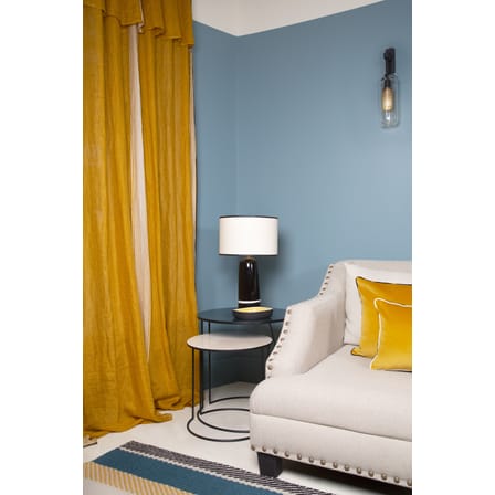 Tischleuchte Sicilia Small keramik schwarz / H 49 cm - Keramik - Maison Sarah Lavoine