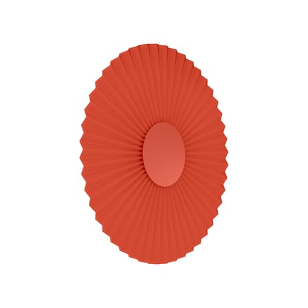 Applique Carmen tissu terracotta LED / Ø 50 cm - Double branchement : mural ou prise - Hartô