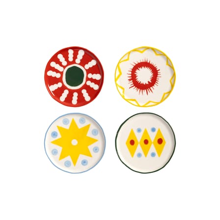 Set de 4 assiettes à mignardises Festivo /Ø 13 cm - & klevering