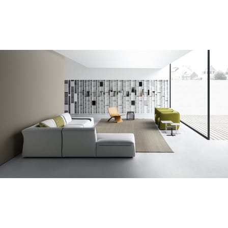 Bibliothèque Random 2C bois blanc / L 36 x H 217 cm - MDF Italia