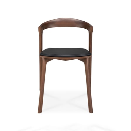 Chaise Bok Indoor bois marron / Assise cuir - Ethnicraft