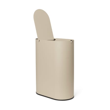 Pattumiera Enkel Mediuml metallo beige / 19 litri - L 21 x P 39 x H 50 cm - Ferm Living