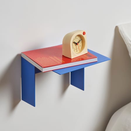 Étagère Pli Floating métal bleu / 20 x 20 cm - TIPTOE