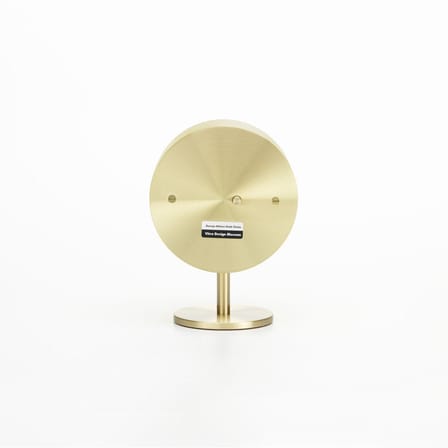 Horloge à poser Desk Clock - Night Clock or métal / By George Nelson, 1947-1953 - Vitra
