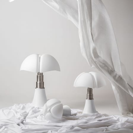 Lampe de table Pipistrello White matt / H 66 à 86 cm - Martinelli Luce