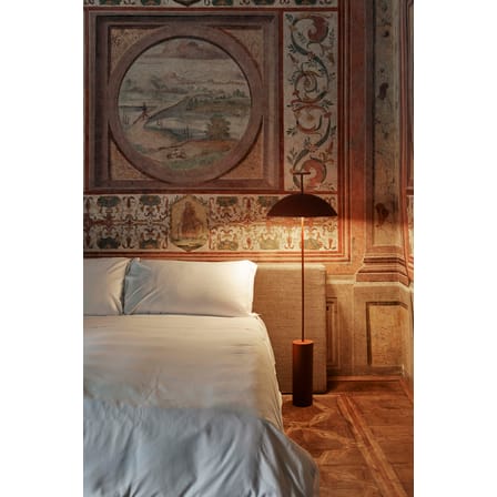 Lampadaire Geen-a métal noir / Liseuse  / H 132 cm - Kartell