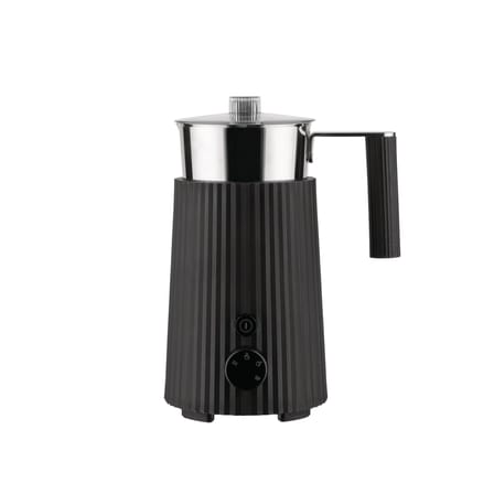 Mousseur à lait Plissé plastique noir / Machine à cappuccino - Branchement secteur - Alessi