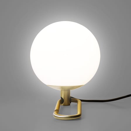 Lampe de table nh1217 métal verre or / Baladeuse - à poser ou suspendre - Artemide