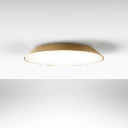Applique Febe LED plastique gris / Plafonnier - Ø 61 cm - Artemide