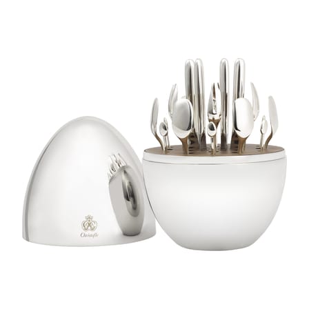Set de couverts Mood Party métal / 24 couverts (6 personnes) pour apéritif - Christofle