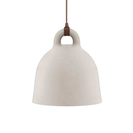 Sospensione Bell metallo beige piccolo modello - Normann Copenhagen