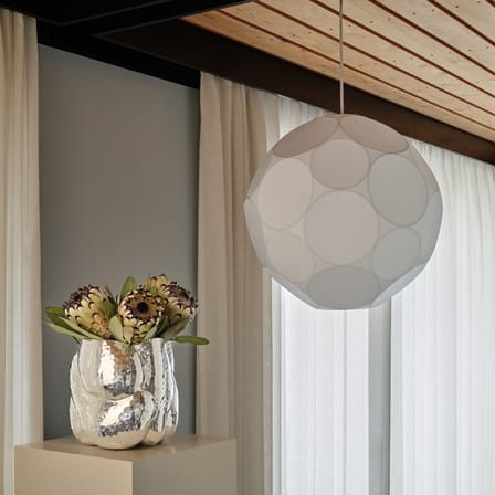 Sospensione Soft Medium tessuto bianco / Ø 45 cm - Tom Dixon
