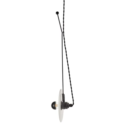 Suspension Luna Small métal céramique blanc / Orientable - Ø 18 cm - Serax