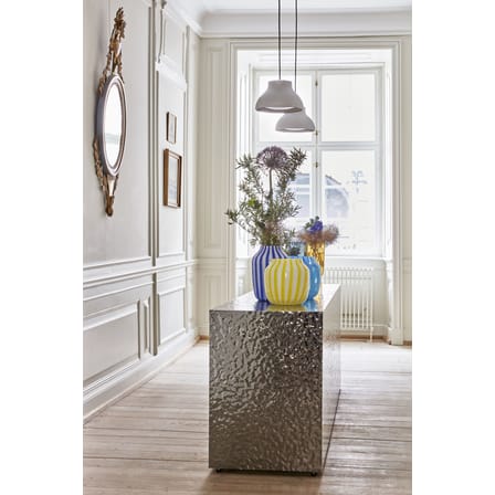 Suspension PC Medium gris argent métal / Ø 40 cm - Aluminium - Hay