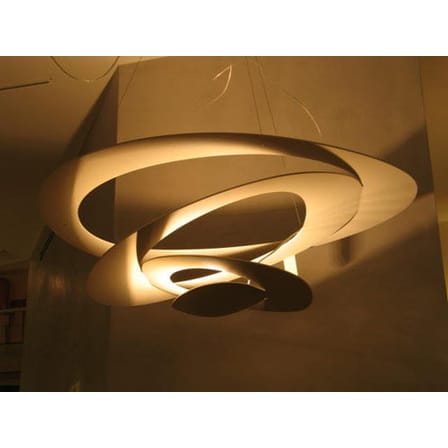 Suspension Pirce métal blanc / Ø 97 cm - Artemide