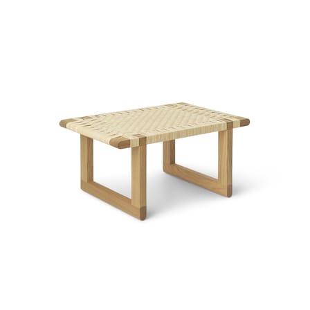 Sitzbank Table Bench faser holz natur / Couchtisch - 69 x 46 cm / Børge Mogensen, 1958 - CARL HANSEN & SON
