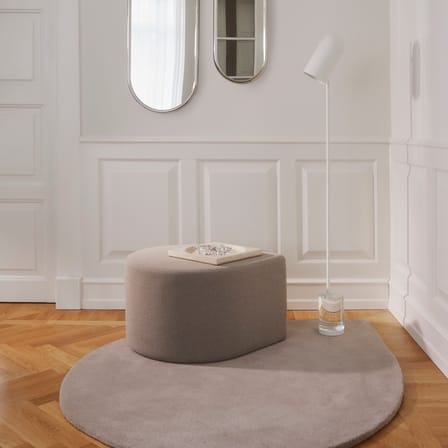 Tapis Stilla beige / 160 x 130 cm - Tufté main - AYTM