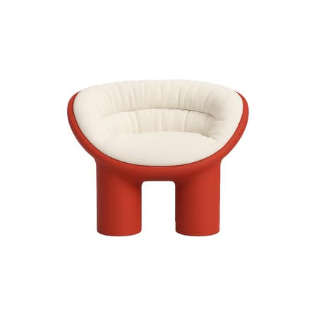 Armlehne  textil weiß / Kissen INDOOR für Sessel Roly Poly - Driade