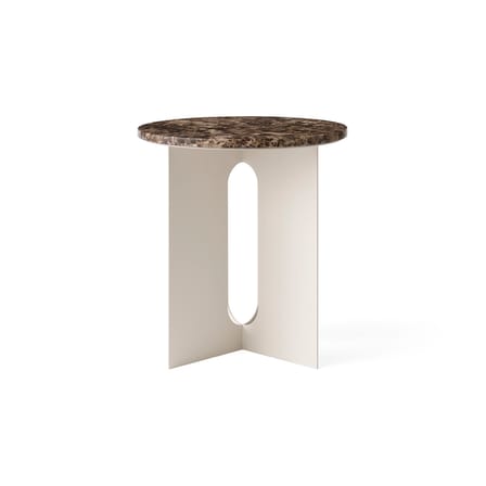 Accessory marble brown / Tray for Androgyne End table Ø 40 cm - Audo Copenhagen