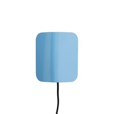 Applique avec prise Apex métal bleu / Orientable - Hay