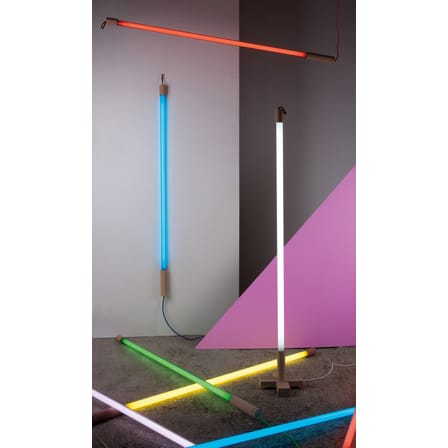 Applique avec prise Linea Wood verre blanc LED / L 134 cm - Seletti