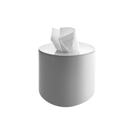 Boîte à mouchoirs Birillo plastique blanc / 15 x 15 cm - Alessi