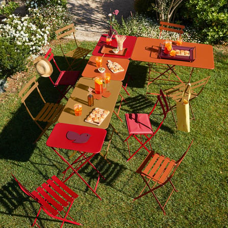 Chaise pliante Bistro métal jaune - Fermob