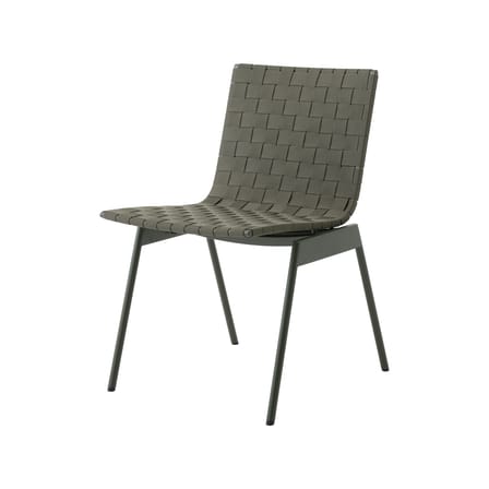 Chaise Ville AV33 tissu vert - &tradition