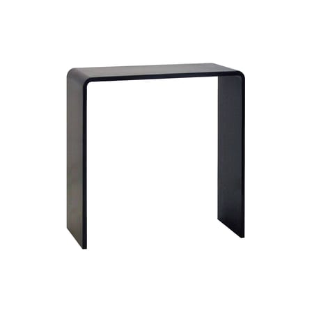 Console Solitaire métal noir L 100 x Prof 28 x H 100 cm - Zeus