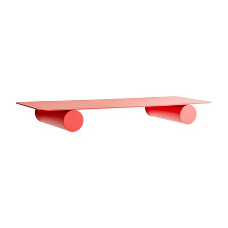 Étagère Pipeline Duo métal rouge / L 76 cm - raawii