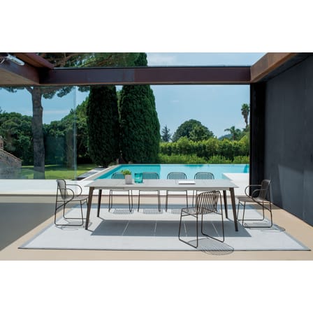 Fauteuil empilable Riviera métal blanc - Emu