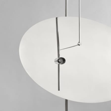 The Moon Floor lamp metal stone silver - 101 COPENHAGEN