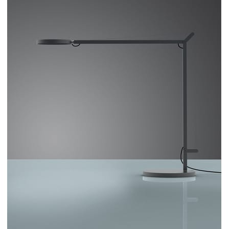 Lampe de table Demetra LED métal gris / Avec détecteur de présence - Artemide