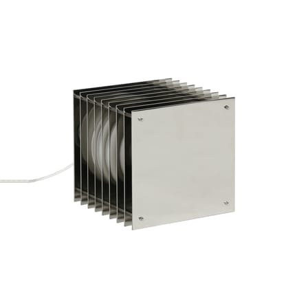 Lampe de table Lop Big Square métal / Acier poli - BANG