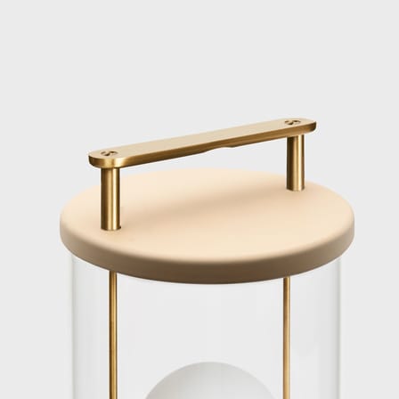 Lampe sans fil rechargeable The Muse 2.0 métal rose / IP44 - TALA