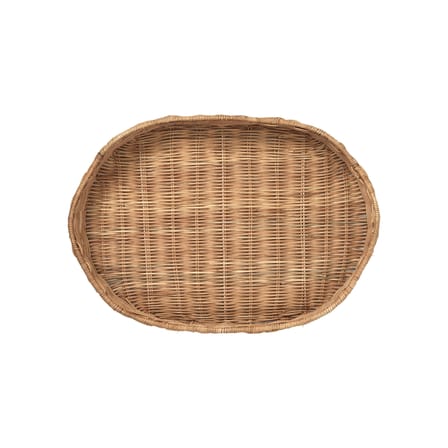 Panier Lola rotin / Plateau - 50 x 35 cm - BROSTE COPENHAGEN