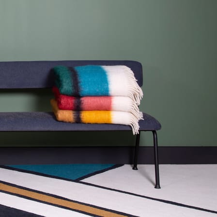 Plaid Mohair tissu jaune / 130 x 200 cm - Maison Sarah Lavoine