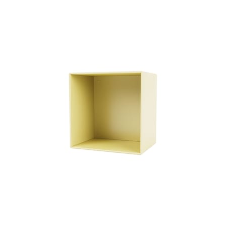 Rangement mural Montana Mini 1001 bois jaune / Ouvert - 35 x 35 x P 25 cm - MONTANA