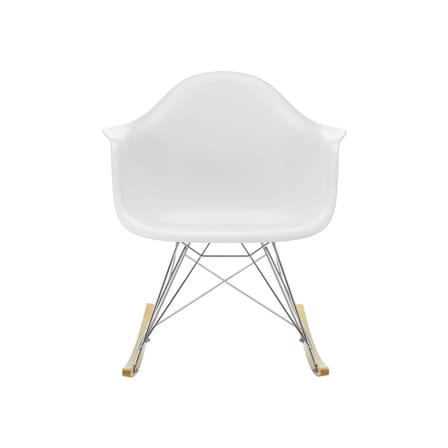 RE RAR - Eames Plastic Armchair Rocking chair plastic material white / (1950) - Recycled - Vitra