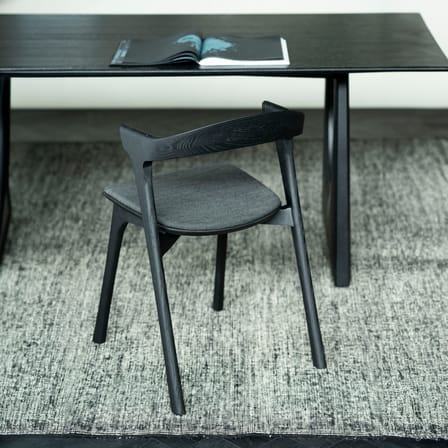 Stuhl Bok Indoor holz schwarz / Sitzfläche Stoff - Ethnicraft